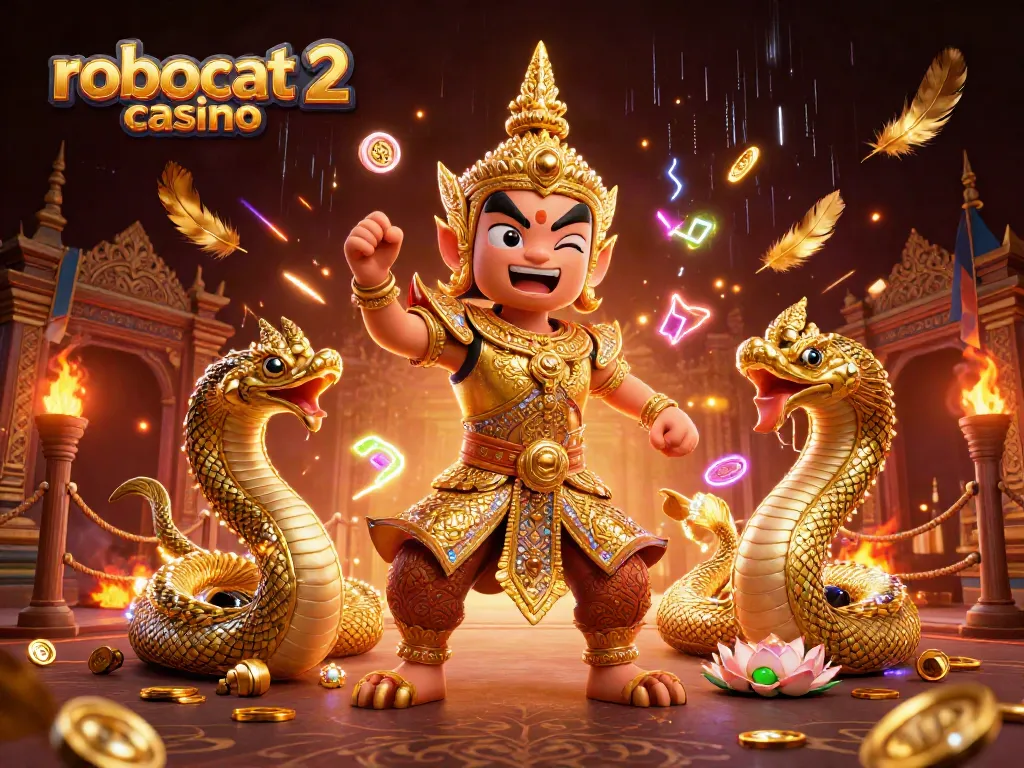 Engage with robocat 2 casino's thrilling games featuring vibrant characters and rich environment.